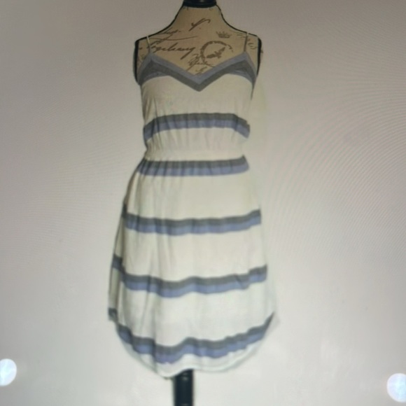 H&M Above Knee striped cami racer back sundress SZ 4 - Picture 8 of 9